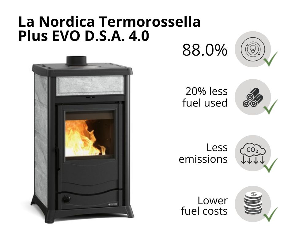 Italian wood burning stove